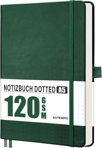 Notizbuch dotted 120g - dotted, 120g/m²