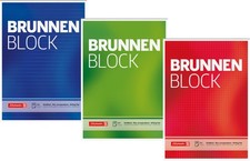 Brunnen Block A4 Liniert /