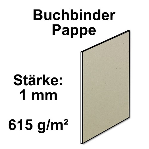 Buchbinderpappe 1mm starker - 1mm,