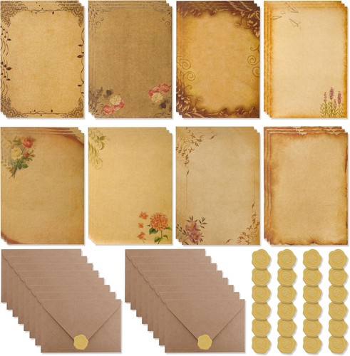 Vintage briefpapier set mit - briefpapier, 16