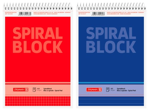 Brunnen spiralnotizblock - brunnen,