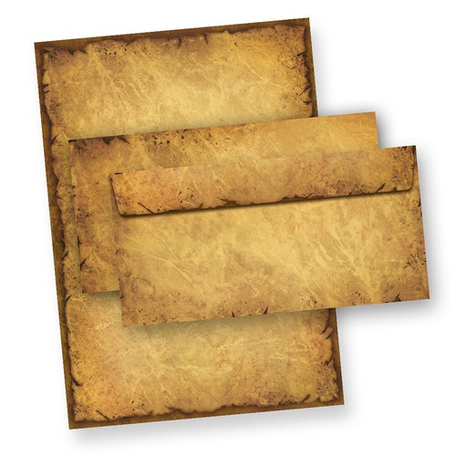 Altes papier briefpapier set - altes,