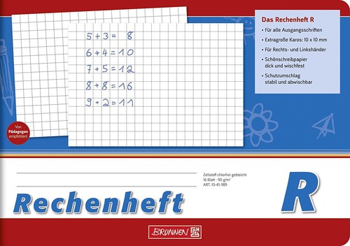 Rechenheft quer r - a5,