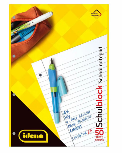 Idena schulblock liniert - schulblock,