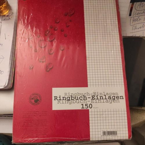 Ringbucheinlagen kariert - ringbucheinlagen,