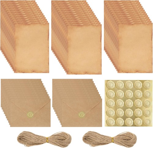 Vintage briefpapier set stk - vintage,