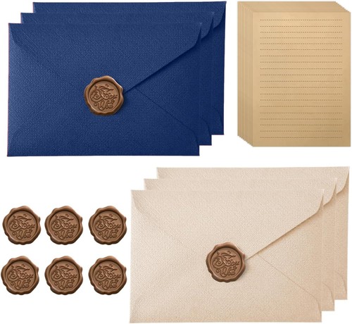 Briefpapier set mit - briefpapier,