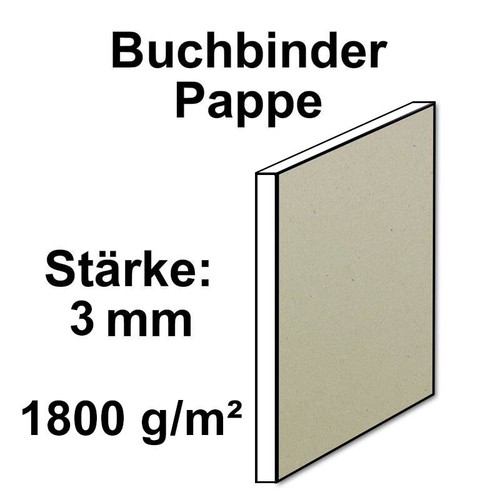 Buchbinderpappe stärke 3 - buchbinderpappe,