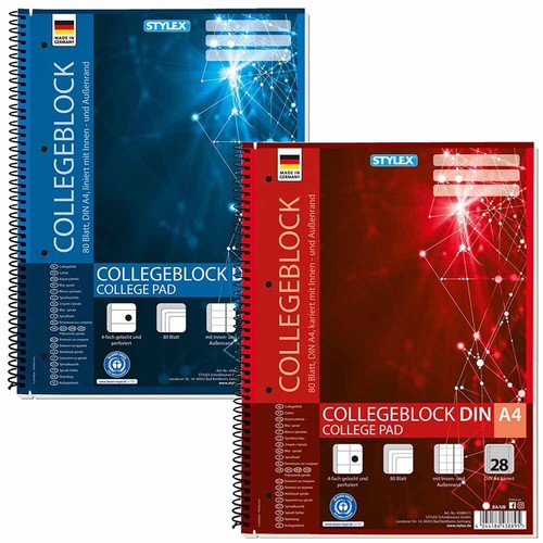 Stylex collegeblock 80 - a4,