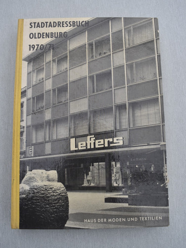 Adressbuch oldenburg 1970 - oldenburg, 1970/71