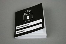 Passwortbuch Loginbuch 64